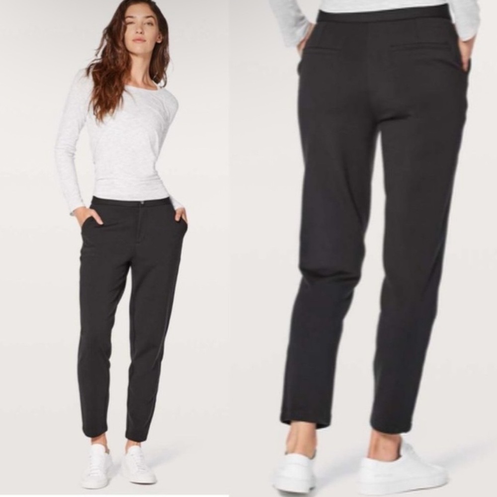 lululemon athletica Black city trek Women's Pants Sz 4
